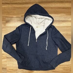 Hollister zip up hoodie women size L